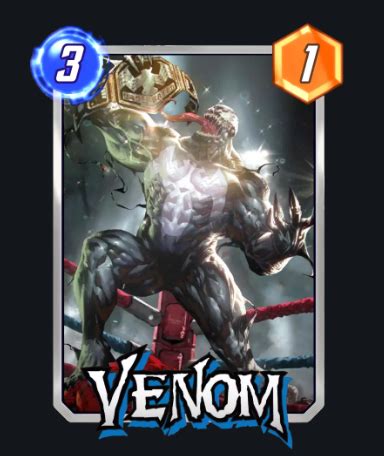 Venom Marvel Snap Card Variant